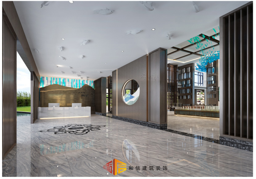 和信建筑装饰工程案例-售楼部/别墅 - 和信装饰